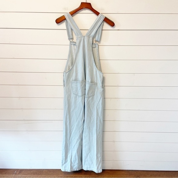 Avec Les Filles | Light Wash Overalls Size 28 - Picture 4 of 10